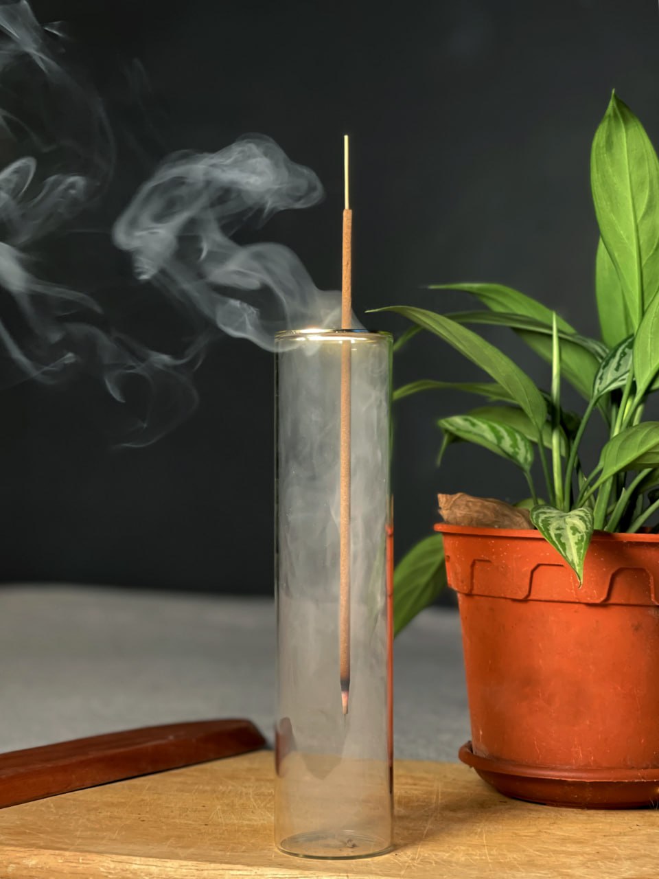 Minimalist Glass Incense Holder